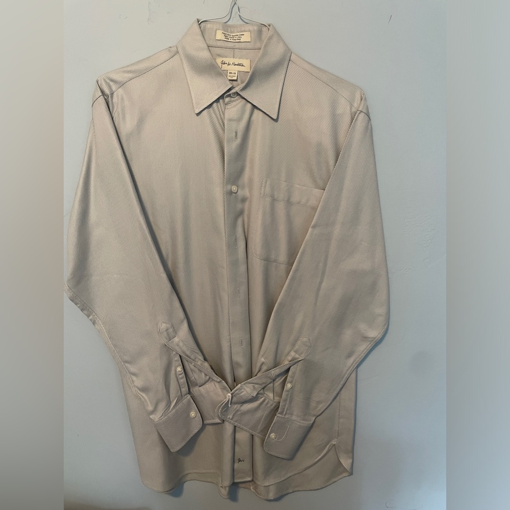 John W. Nordstrom Tailored Fit Long Sleeve Dress Shirt